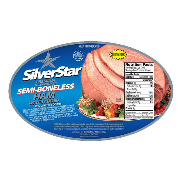 Half Semi Boneless Ham